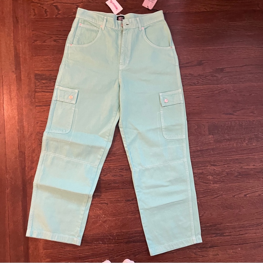 BDG Mint Green Wide Leg Pants - Picture 2 of 5